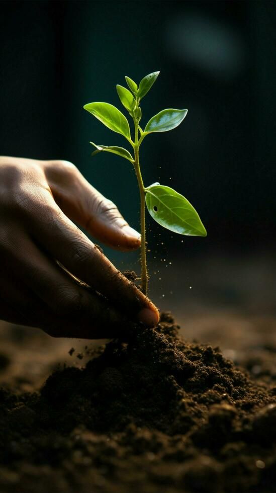 a picture of a plant growing for a blog post about growing up