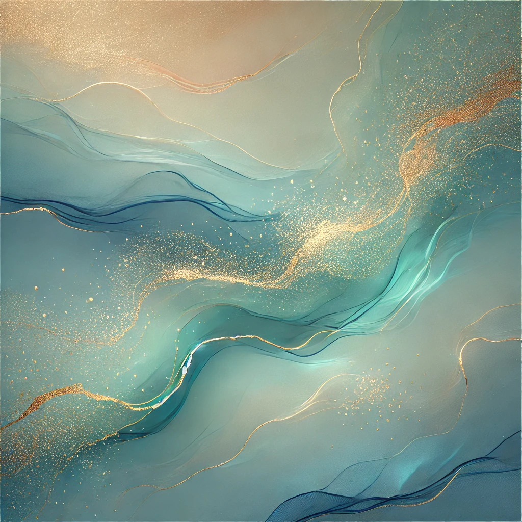 Soundsations – Gold and Blue Wavy Glitter Background 3